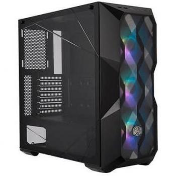 Cooler Master MasterBox TD500 Mesh E-ATX Mid-Tower con Fuente de Poder 750W 80 PLUS Bronze, Panel Lateral de Cristal Templado, USB 3.2, Ventilador ARGB de