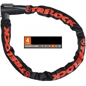 Candado Cadena Trelock S/Sop.110Cm7Mm Negro