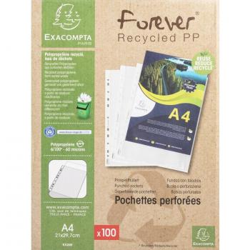 Funda multitaladro Exacompta reciclada polipropileno 60 mc Din A4 piel de naranja 5320E