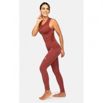 Anaissa Set Namasté Legging y Camiseta Fibra Emana Marsala S/M