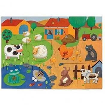 Djeco 81132 Giant Puzzles, Mixed