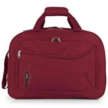Gabol - Week | Bolso de Viaje Grande de Tela de 50 x 35 x 23 cm con Capacidad para 40 L de Color Rojo