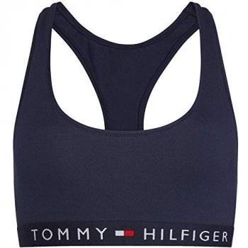 Tommy Hilfiger Women's Sports Bralette with Wide Round Neck and Sporty Back