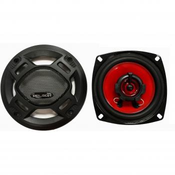 Belson BSS-425FB - Altavoces Coaxiales para Coche de 4 Pulgadas, 2 Vías, 80W en Negro y Rojo
