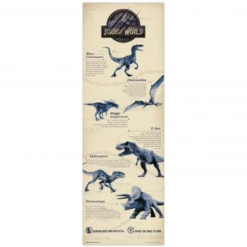 Póster de Puerta Erik Jurassic World 158x53cm