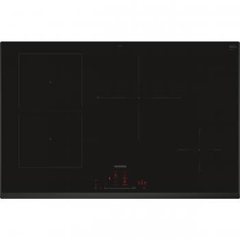 Placa de inducción Siemens iQ500 ED851HSB1E 80 cm 4 zonas 7400W negra