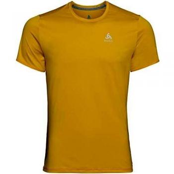 Odlo BL Camiseta, Hombre, Lemon Curry, Medium