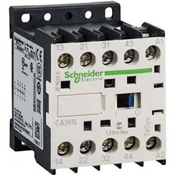 Minicontactor Schneider Electric TeSys K CA2KN22E7, 2 contactos normalmente abiertos (NA) y 2 contactos normalmente cerrados (NC), 4 polos