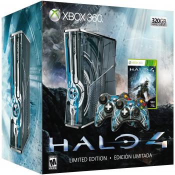 Xbox 360 - Consola 320 Gb + Halo 4 + 2 Mandos- Edición Limitada