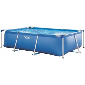 Intex 28272NP Small Frame Piscina Desmontable Tubular Rectangular - 300 x 200 x 75 cm, Capacidad 3834 Litros, Color Azul