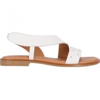 Sandalias Planas de Mujer Chika10 MUSAKA 05 Blanco/White