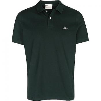 Polo de piquÃ© Regular Fit Shield verde Gant