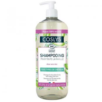 Champú familiar 1 L - Coslys, formato 1 litro, ideal para toda la familia, fórmula suave y natural, sin sulfatos ni parabenos