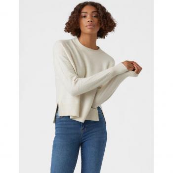 Vero Moda Jersey de mujer manga larga con cuello redondo