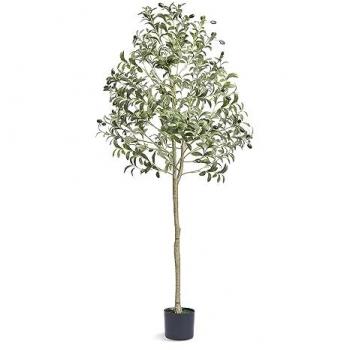 Mophorn Vevor 1.5m Tall Realistic Artificial Olive Tree with PE Material and Anti-Tip Protection for Home and Office Decoration