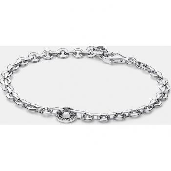 Pulsera Pandora Signature Pavé Thick Chain en Plata de Ley con Circonitas 592777C01