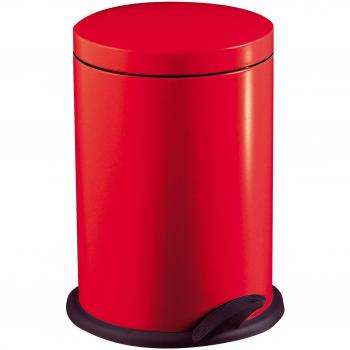 WESCO 116 212-02 - Cubo de Basura con Pedal, Color Rojo