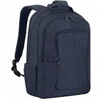 RivaCase® 8460, Dark Blue Bulker Laptop Backpack 17.3” Unisex Adulto, Azul Oscuro