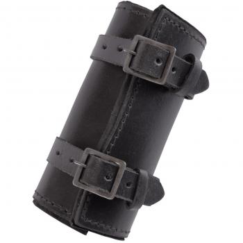 Fácil Espada tubos de piel Holster Espada Soporte Medieval Negro