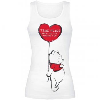 Winnie Pooh Time Flies Top Mujer Blanco XXL