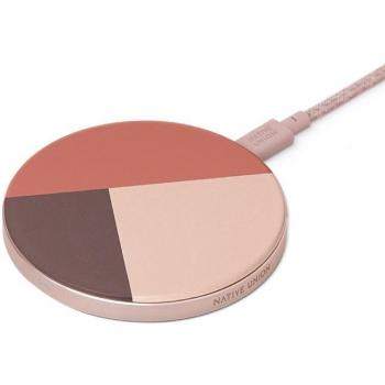 Cargador de dispositivo móvil Native Union DROP-ROSE-MARQ-V2 con carga rápida inalámbrica y color rosa