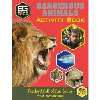 Libro de Actividades de Animales Peligrosos con Bear Grylls