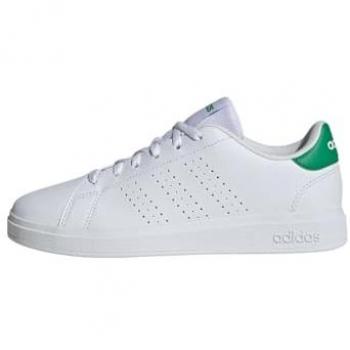 Zapatilla Adidas J Advantage Base 2.0 Blanco/Verde Junior 35.5