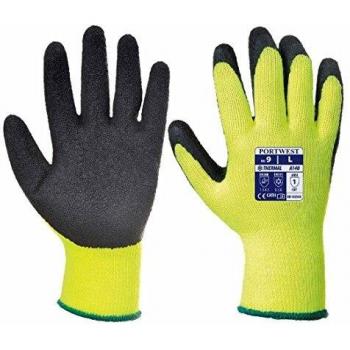 Guante Térmico Antideslizante Negro Grande Portwest A140