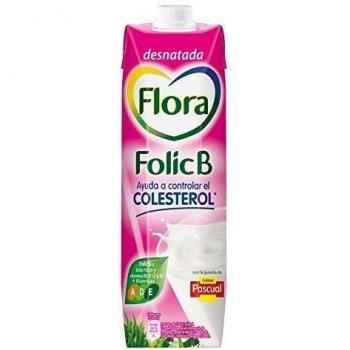 Flora Leche Corazón con Aceites Vegetales 0.3% - Paquete de 4 x 1000 ml - Total: 4000 ml