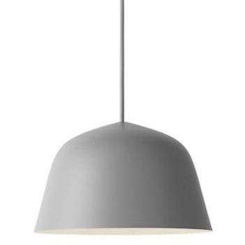 Lámpara Colgante Ambit Ø25 cm Gris - Muuto - Aluminio