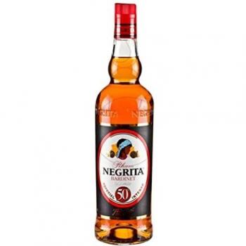 3 × Ron Bardinet Negrita Dorado 50º Intenso Añejo (Caja de 3 Botellas de 1 L