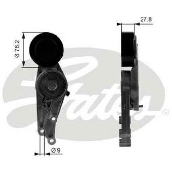 Gates T38207 rodillos tensores para correa de transmisión trapezoidal