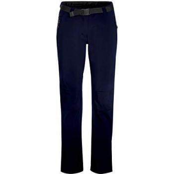 Maier Sports Women's Tech Softshell Pants - Warm, Stretchy, Windproof, Size 22, Dark Blue