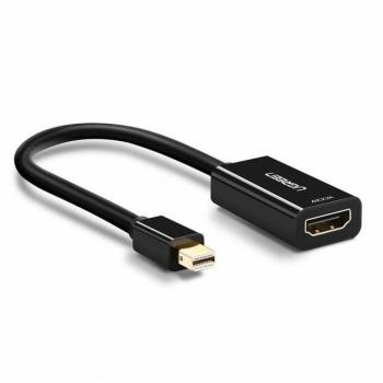 Adaptador UGREEN Mini DisplayPort a HDMI 4K, Macho-Hembra, Negro