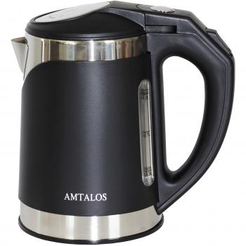 AMTALOS-FLO709-Hervidor de agua de 1 litros de capacidad, potencia de 1360W, libre de BPA y material de acero inoxidable pulido de grado 304 apto para uso alimentario y sistema de protección contra la ebullición en seco. Diseño exclusivo.