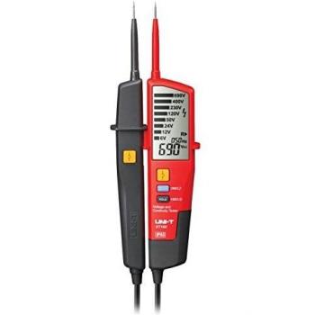 Uni-Ball T mie0196/ut18d Multímetro Voltímetro, durchgangs de y RCD prueba, IP65, pantalla LCD