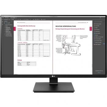Monitor LG 27 IPS Quad HD 2560x1440, 75Hz, 5ms, HDMI/DP, Negro