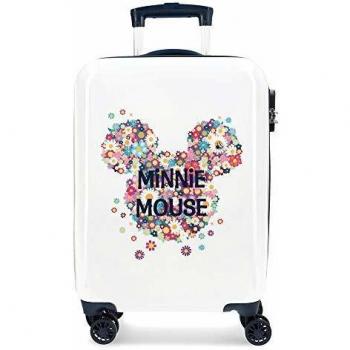 Disney Minnie Sunny Day Maleta de cabina Azul 37x55x20 cms Rígida ABS Cierre combinación 34L 2,6Kgs 4 Ruedas dobles Equipaje de Mano