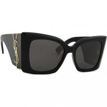 Saint Laurent SL M119 Blaze 001 54 Black Female Sunglasses Size: 54 MM