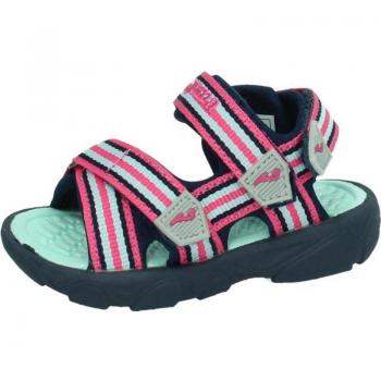 Sandalias JOMA para niña modelo S WAVJS-2033 en color marino-fuxia con cierre de velcro