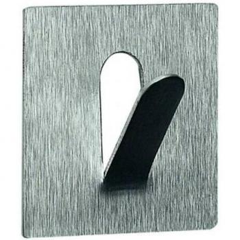 Spirella - Punzo-Square Percha Adhesiva Steel 2 Pcs Set