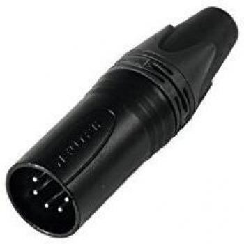 Neutrik NC5MXX-B Black 5-Pin XLR Connector Plug