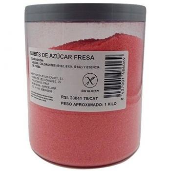 Ivin Candy Algodón Nubes De Azúcar Fresa - 1 Kg