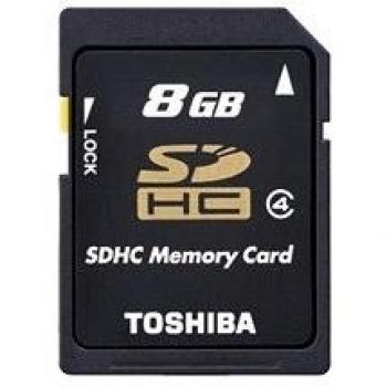 Toshiba N102 8GB SDHC Class 4 memoria flash - Tarjeta de memoria