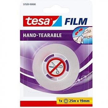 TESA film, déchirable à la main, transparent,