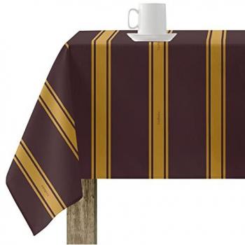 Mantel Resinado Antimanchas Harry Potter Modelo Gryffindor Basic 140x140 cm Tacto Plastificado Made in Spain