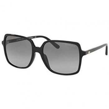 Michael Kors Women's 0MK2098U Sunglasses, Black/Grey Shaded, 56