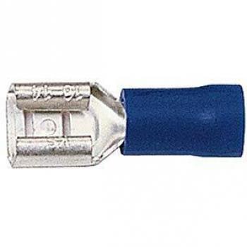 Conector de cable HELLA 8KW 044 022-003 - azul - para secciones de 1.5mm² a 2.5mm² - Flachsteckhülse - 6,3 x
