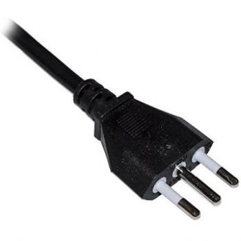 Multipresa 6 Tomas Universales Ita/Schuko 10/16 A - Con Interruptor y Cable de 1,5 m Negra