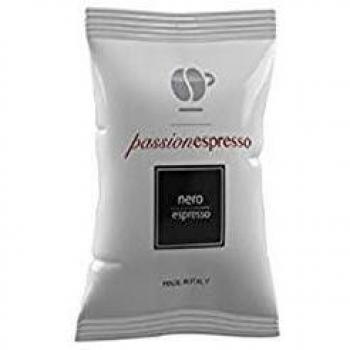 Lollo - Cápsulas de café Passione Espresso, color negro, compatibles con Nespresso